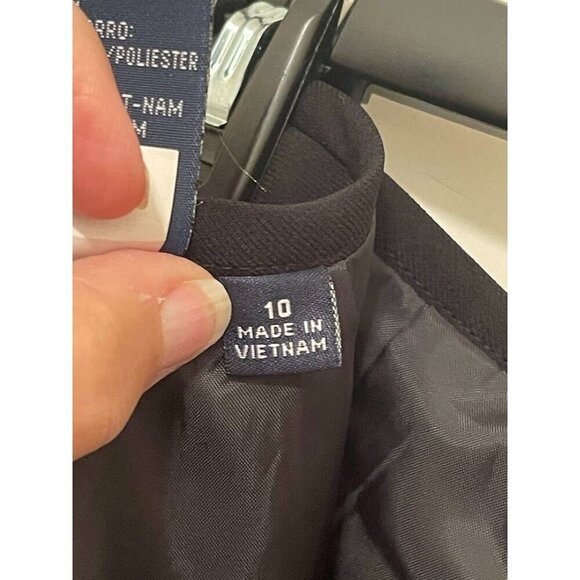 Jones Wear Black Pencil Skirt Suit Size 10 100% Polyester Professional Attire - Picture 3 of 10